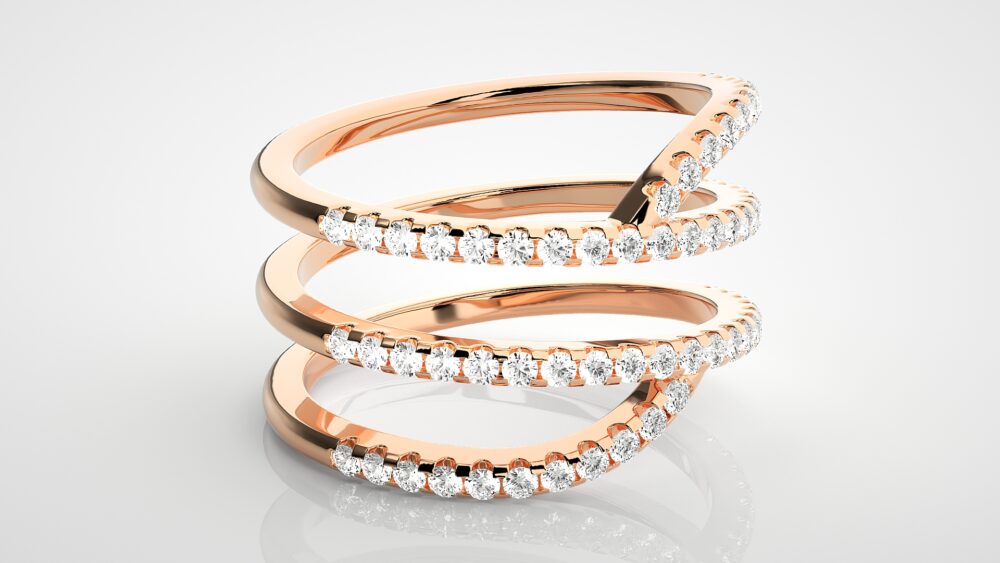 Infinity Round Lab Grown Diamond Ring - Image 6