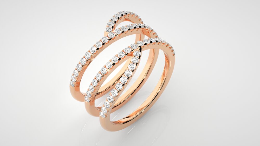 Infinity Round Lab Grown Diamond Ring - Image 4