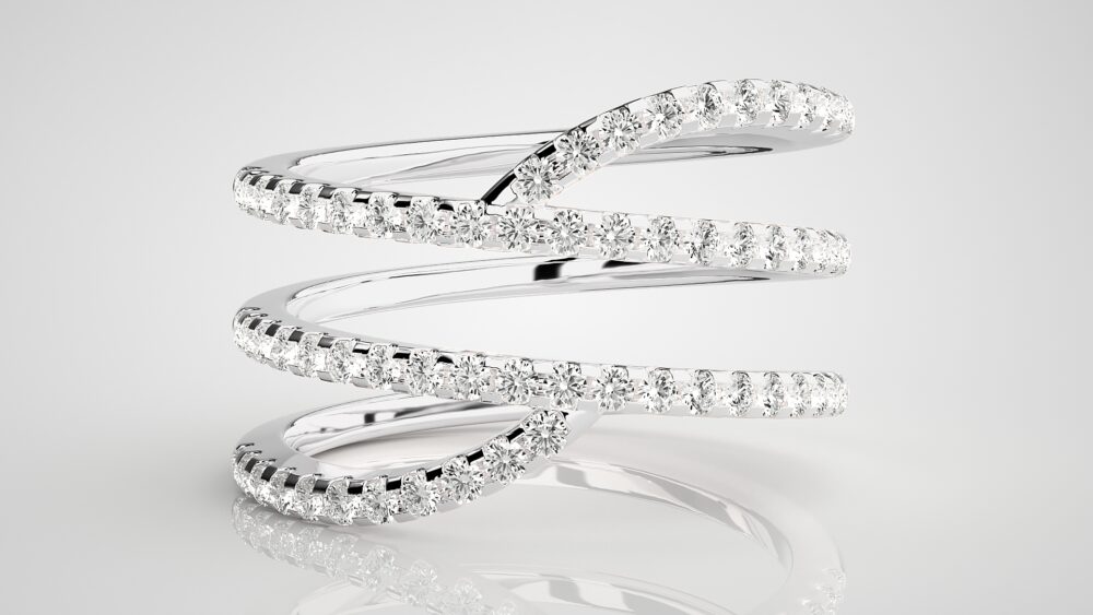 Infinity Round Lab Grown Diamond Ring - Image 2