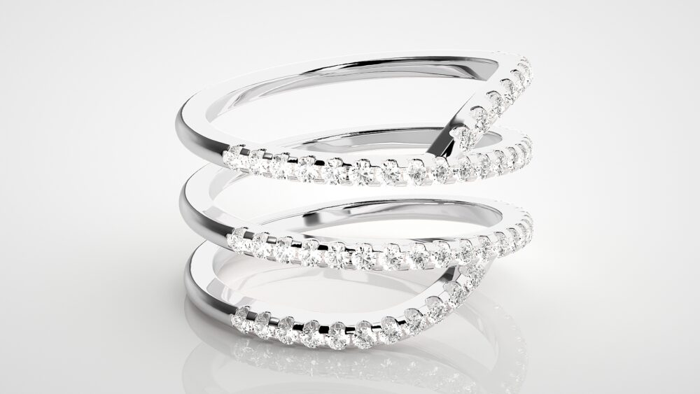 Infinity Round Lab Grown Diamond Ring - Image 3