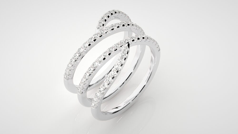Infinity Round Lab Grown Diamond Ring