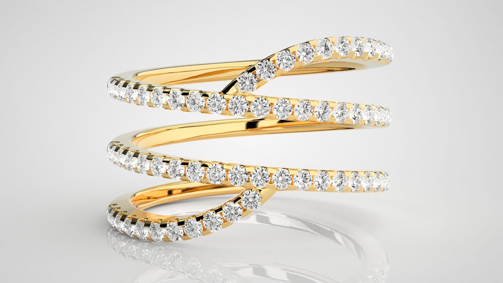 Infinity Round Lab Grown Diamond Ring - Image 9