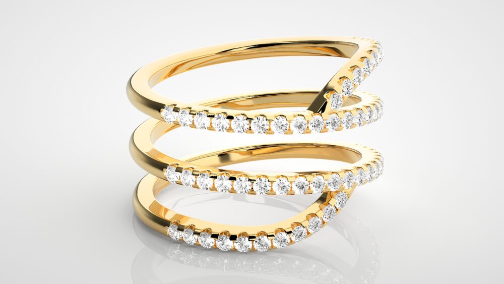 Infinity Round Lab Grown Diamond Ring - Image 8