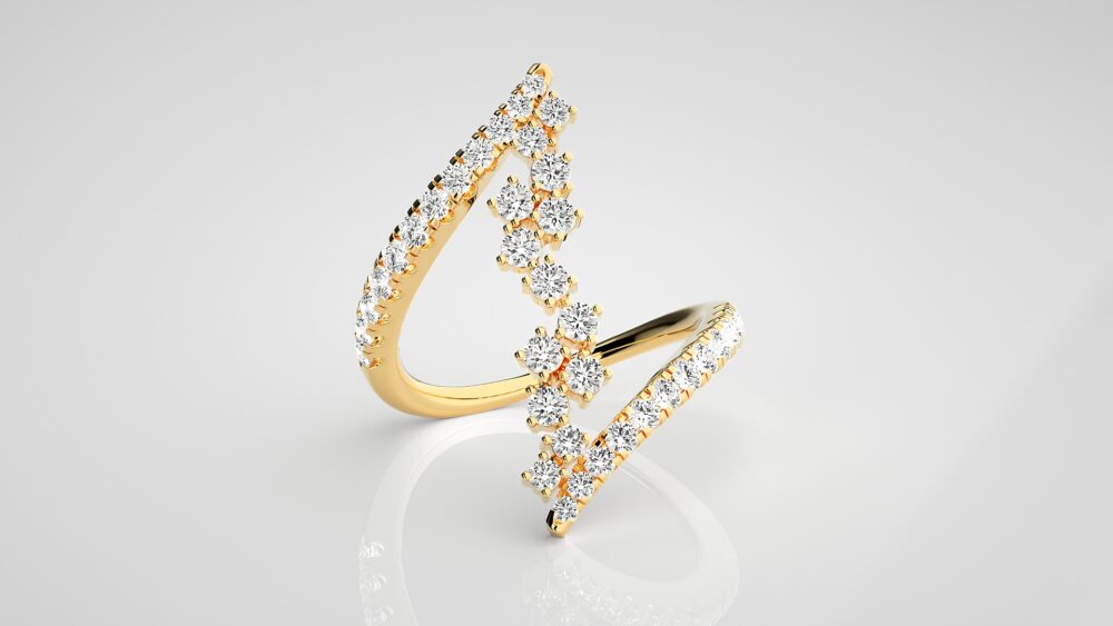 Round Lab Grown Diamond Engagement Ring