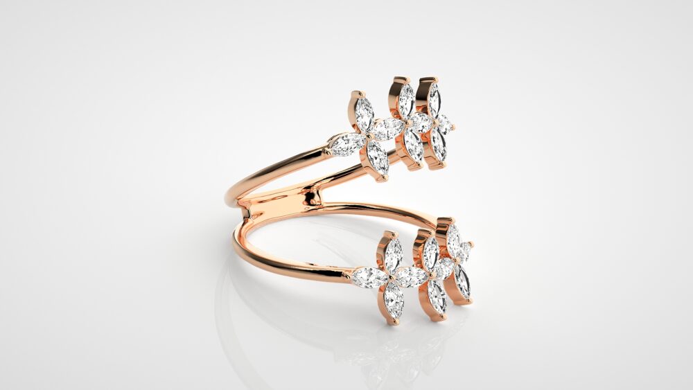 Marquise Lab Grown Diamond Promise Ring - Image 5