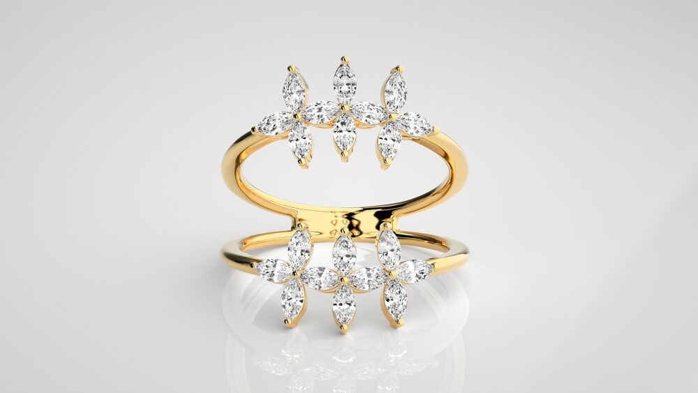 Marquise Lab Grown Diamond Promise Ring