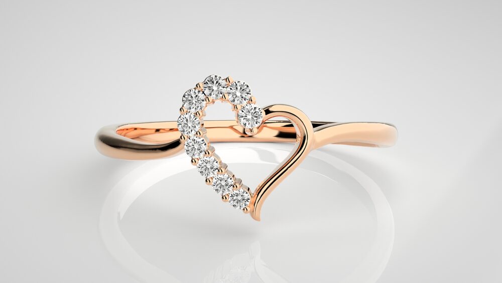 Heart Lab Grown Diamond Ring - Image 2