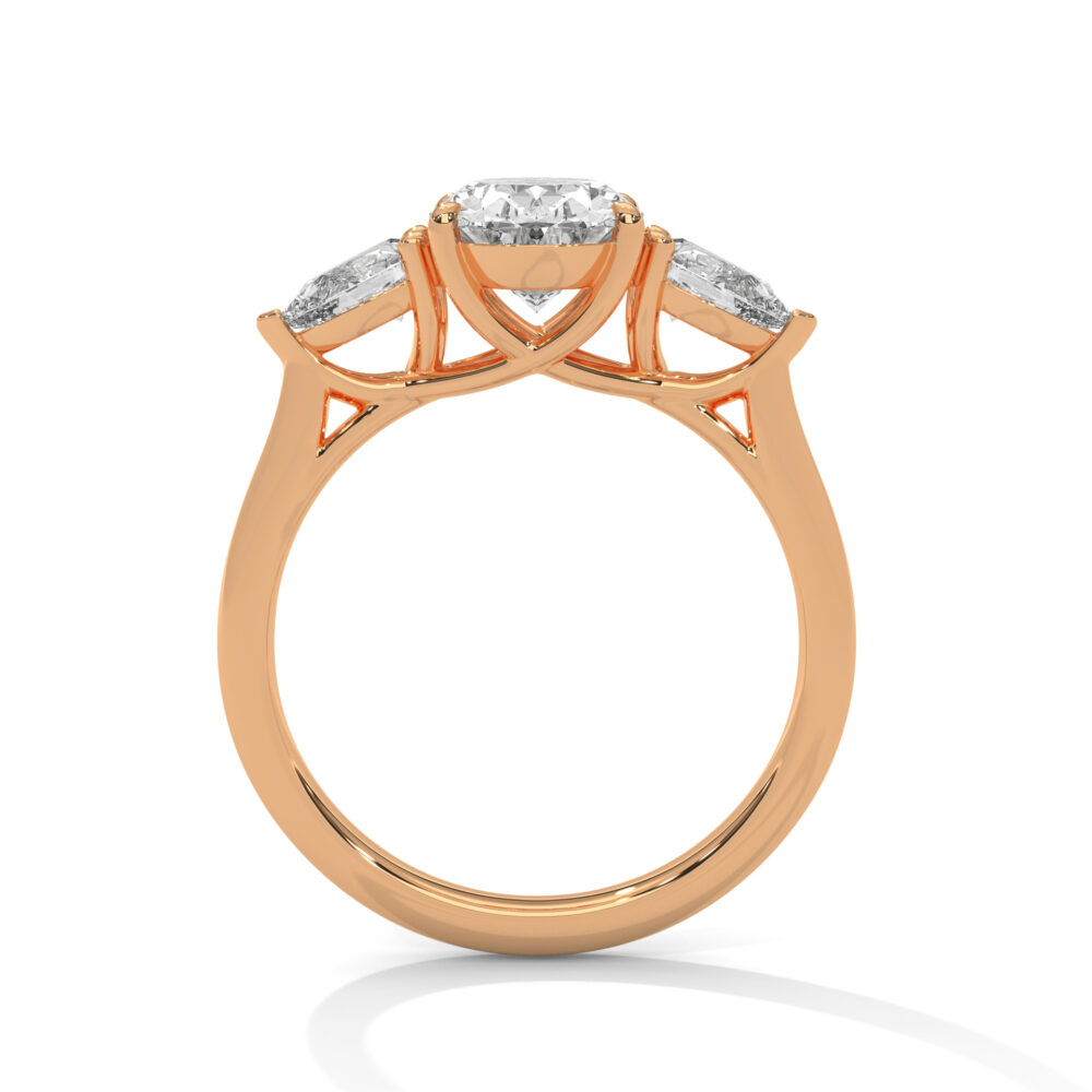 2 CT Oval Lab Grown Diamond Engagement Ring for Women - Image 4