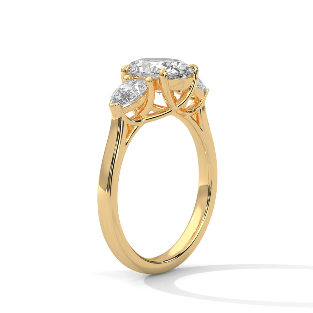 2 CT Oval Lab Grown Diamond Engagement Ring for Women - Image 10