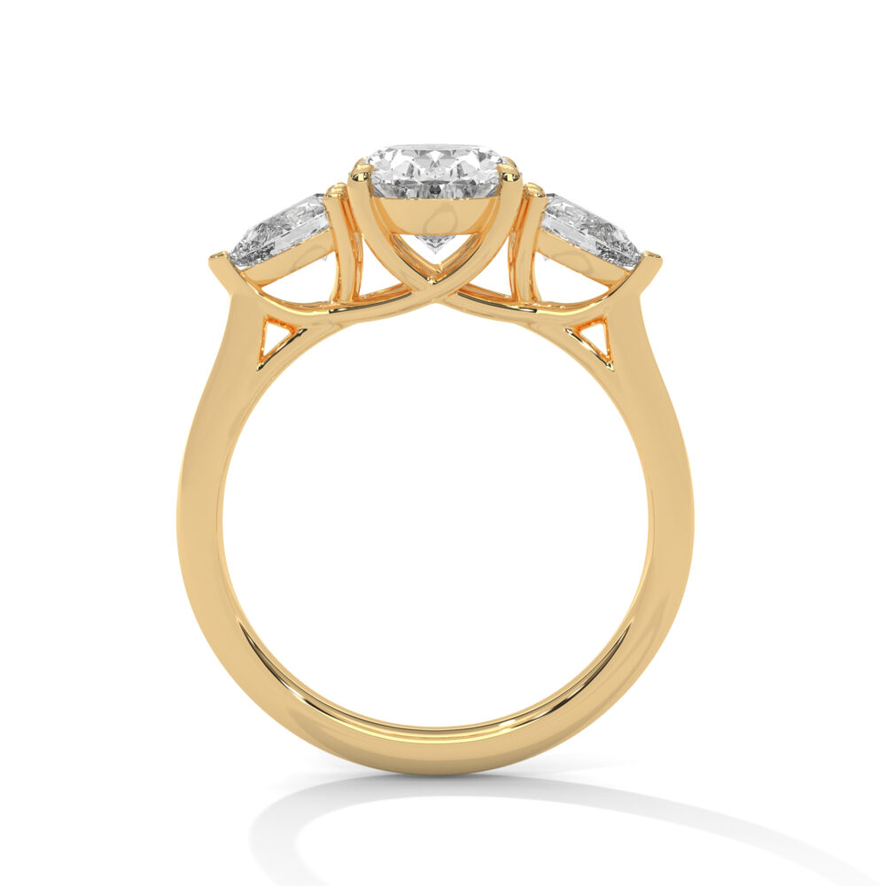 2 CT Oval Lab Grown Diamond Engagement Ring for Women - Image 11