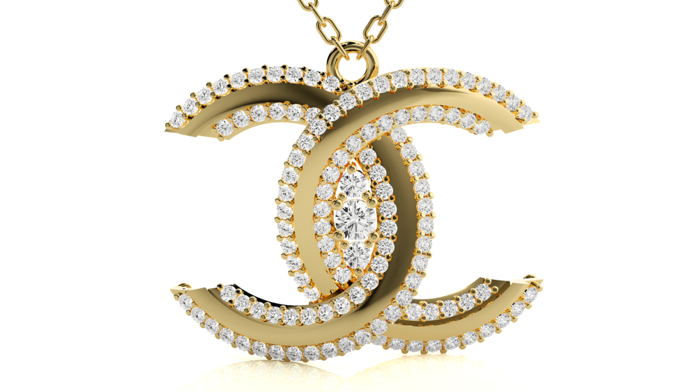 Unique Round Lab Grown Diamond Pendant - Image 7