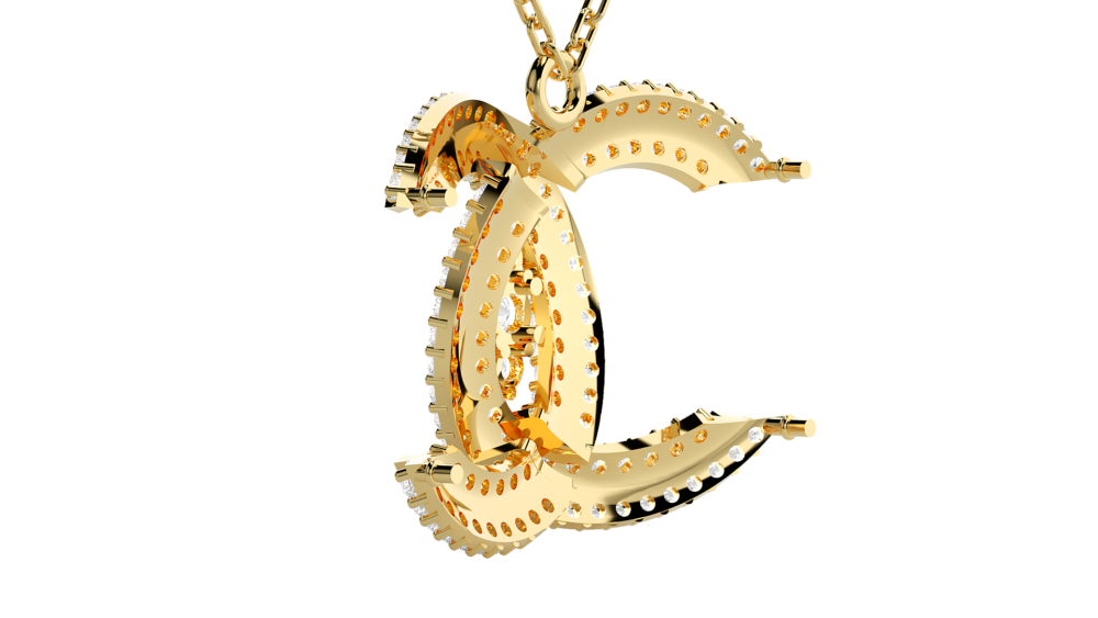Unique Round Lab Grown Diamond Pendant - Image 9