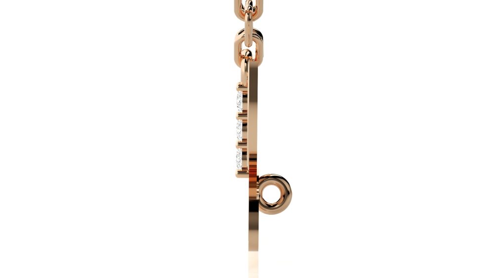 Butterfly Round Lab Grown Diamond Pendant - Image 3