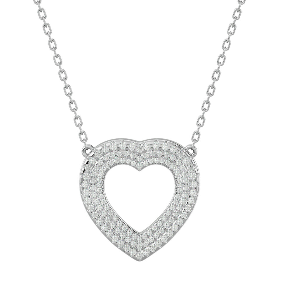 Heart shaped Round Lab Grown Diamond - Image 5