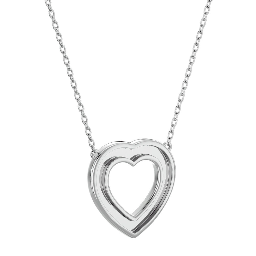 Heart shaped Round Lab Grown Diamond - Image 7
