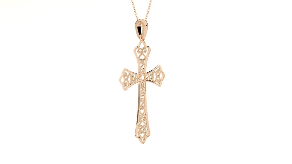 Cross Lab Grown Diamond Pendant - Image 6