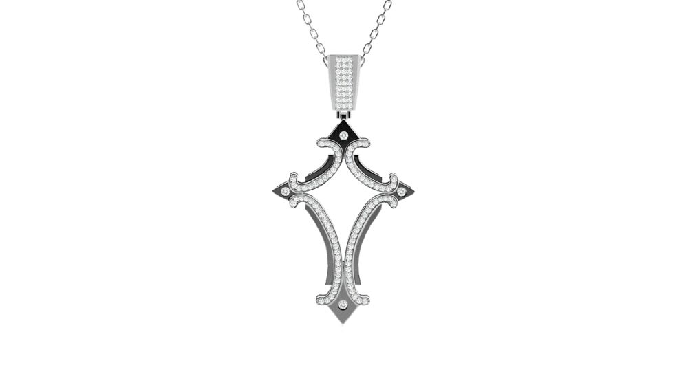 Cross Lab Grown Diamond Pendant