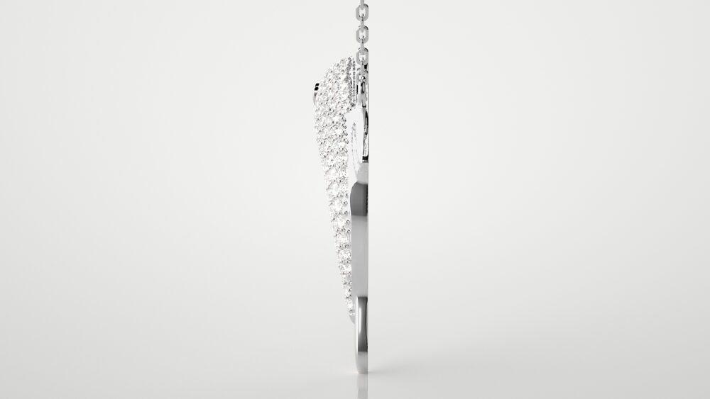 Fish Lab Grown Diamond Pendant - Image 7