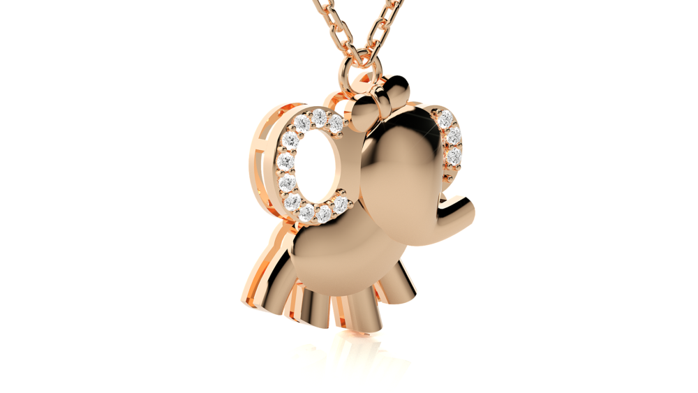 Crown Lab Grown Diamond Pendant - Image 5