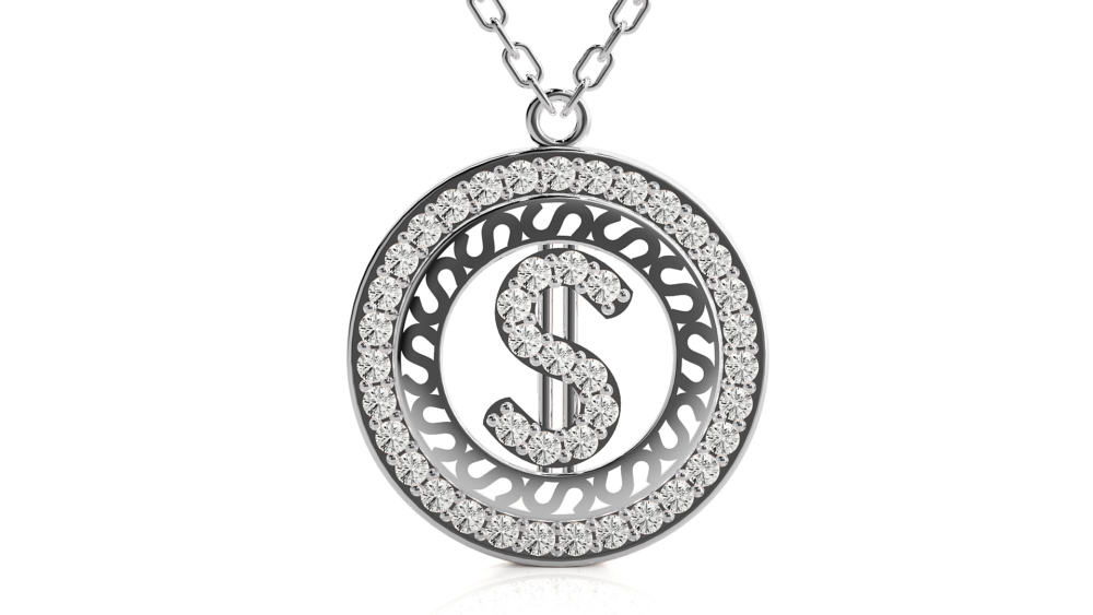 Dollar Lab Grown Diamond Pendant - Image 6
